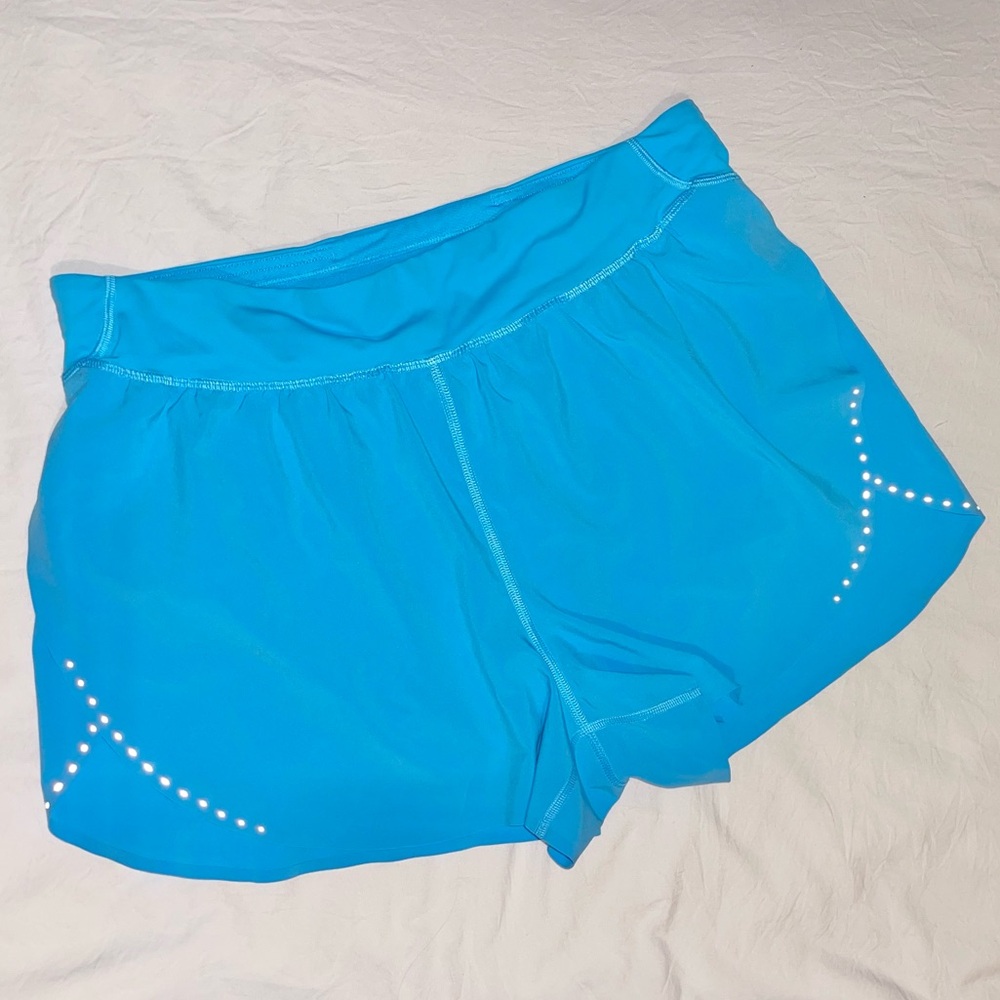Lululemon Fast and Free High Rise Split shorts - Picture 2 of 7